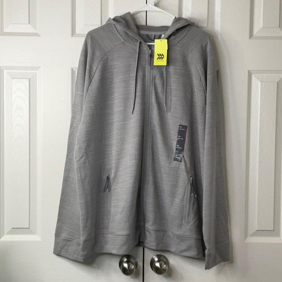 All in Motion Men’s Siro Ponte Full Zip Hoodie Sweatshirt Size XXL - Picture 2 of 12